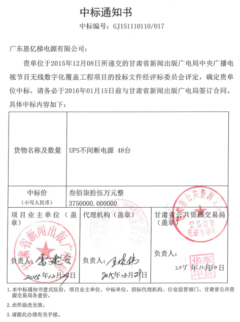 中標(biāo)案例